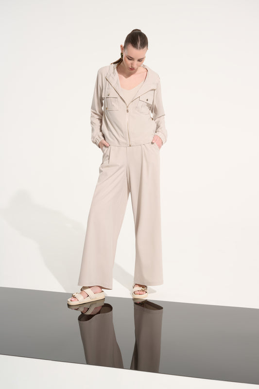 Joseph Ribkoff Pull-On Wide Leg Trouser Moonstone