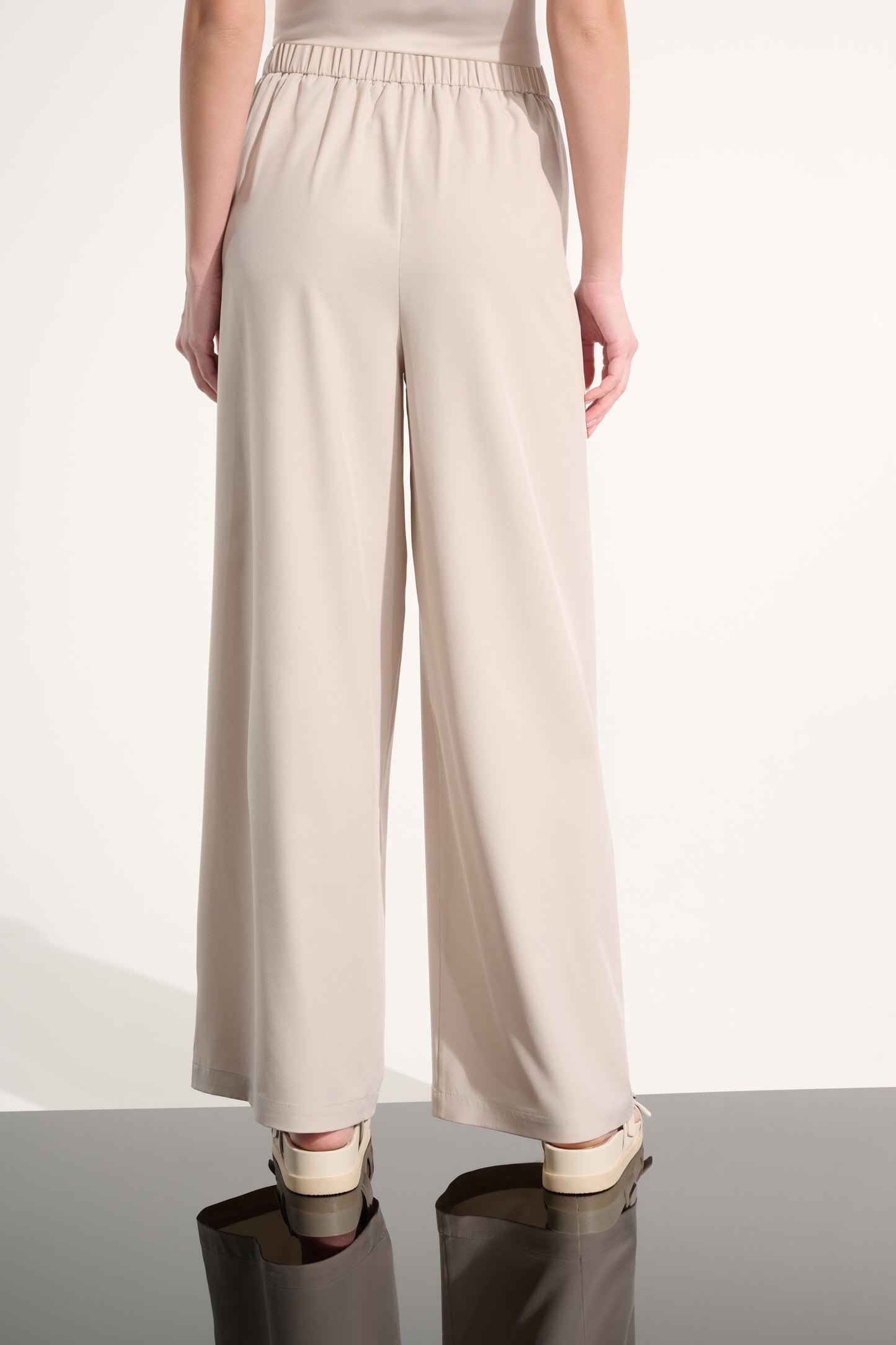 Joseph Ribkoff Pull-On Wide Leg Trouser Moonstone