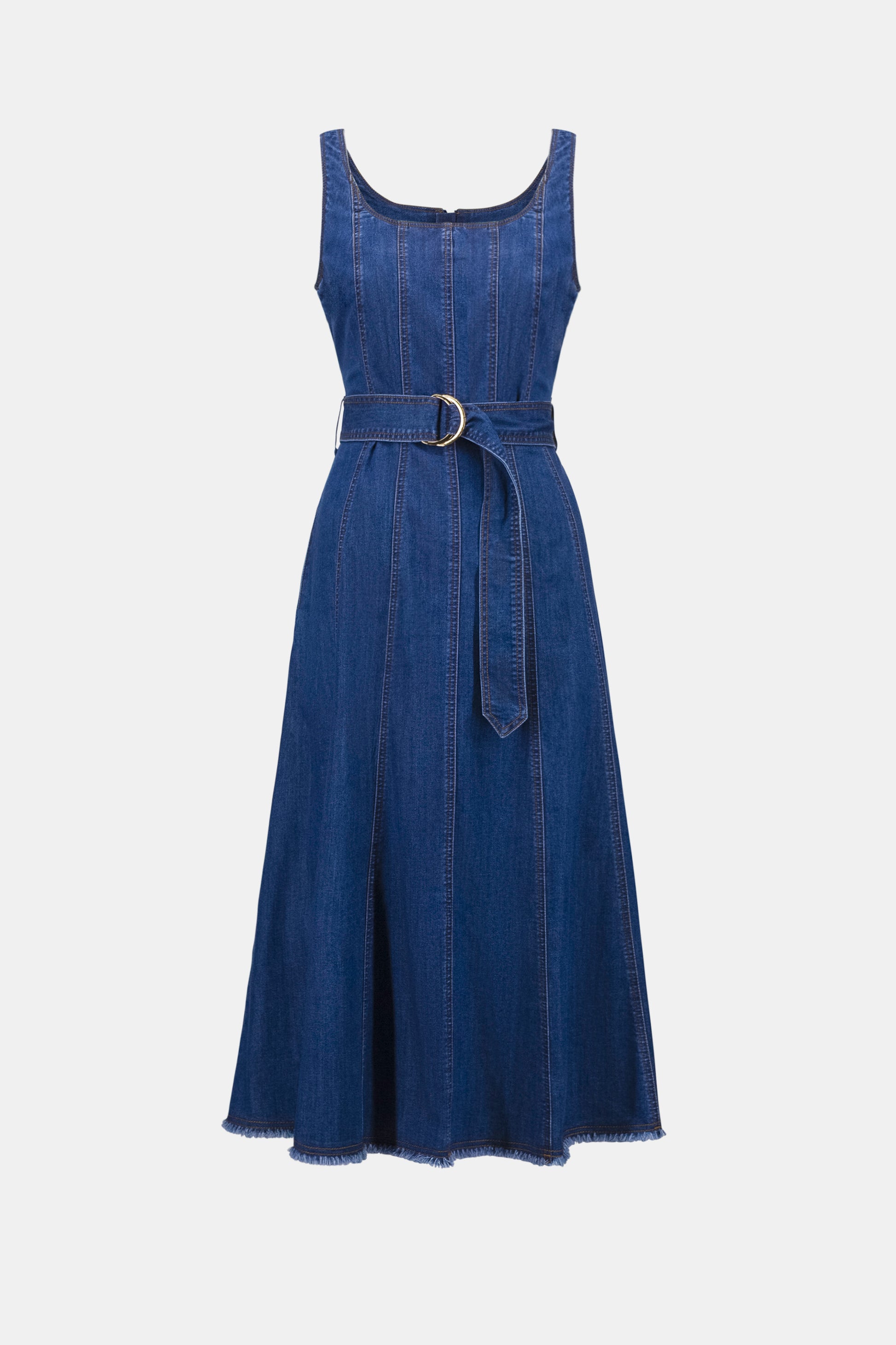 Joseph Ribkoff Denim Midi Dress - Denim Medium Blue