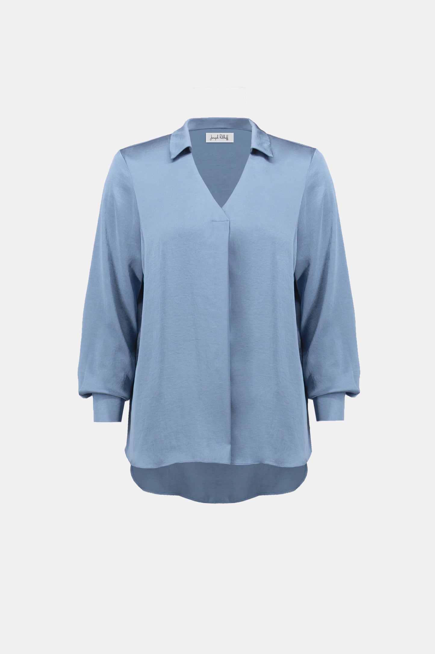 Joseph Ribkoff Shirt-Collar Tunic Chambray