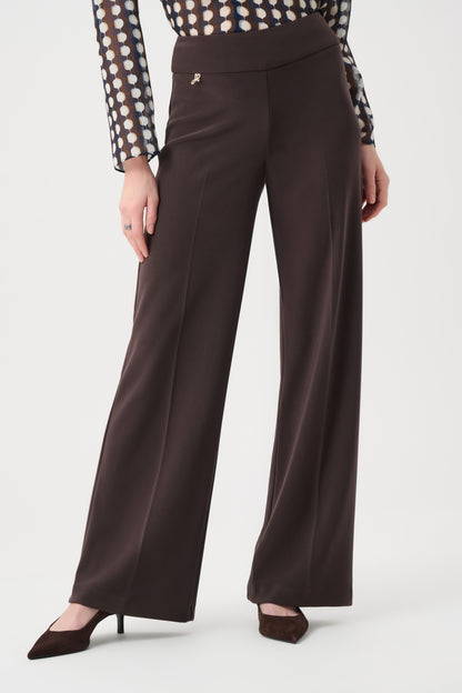 Joseph Ribkoff Silky Knit Pull-On Trousers Mocha