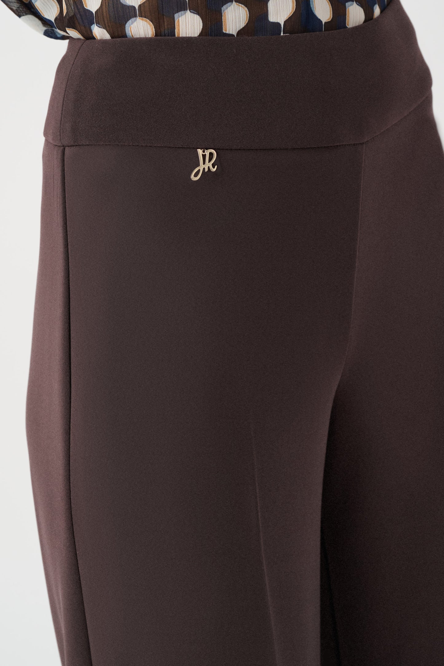 Joseph Ribkoff Silky Knit Pull-On Trousers Mocha