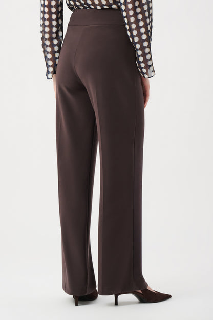Joseph Ribkoff Silky Knit Pull-On Trousers Mocha
