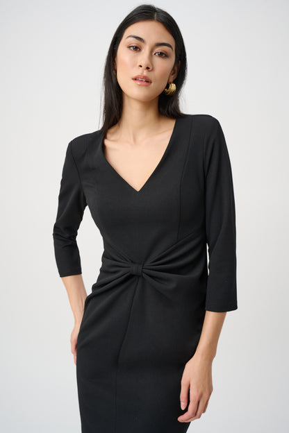 Joseph Ribkoff Knotted-Waist Black