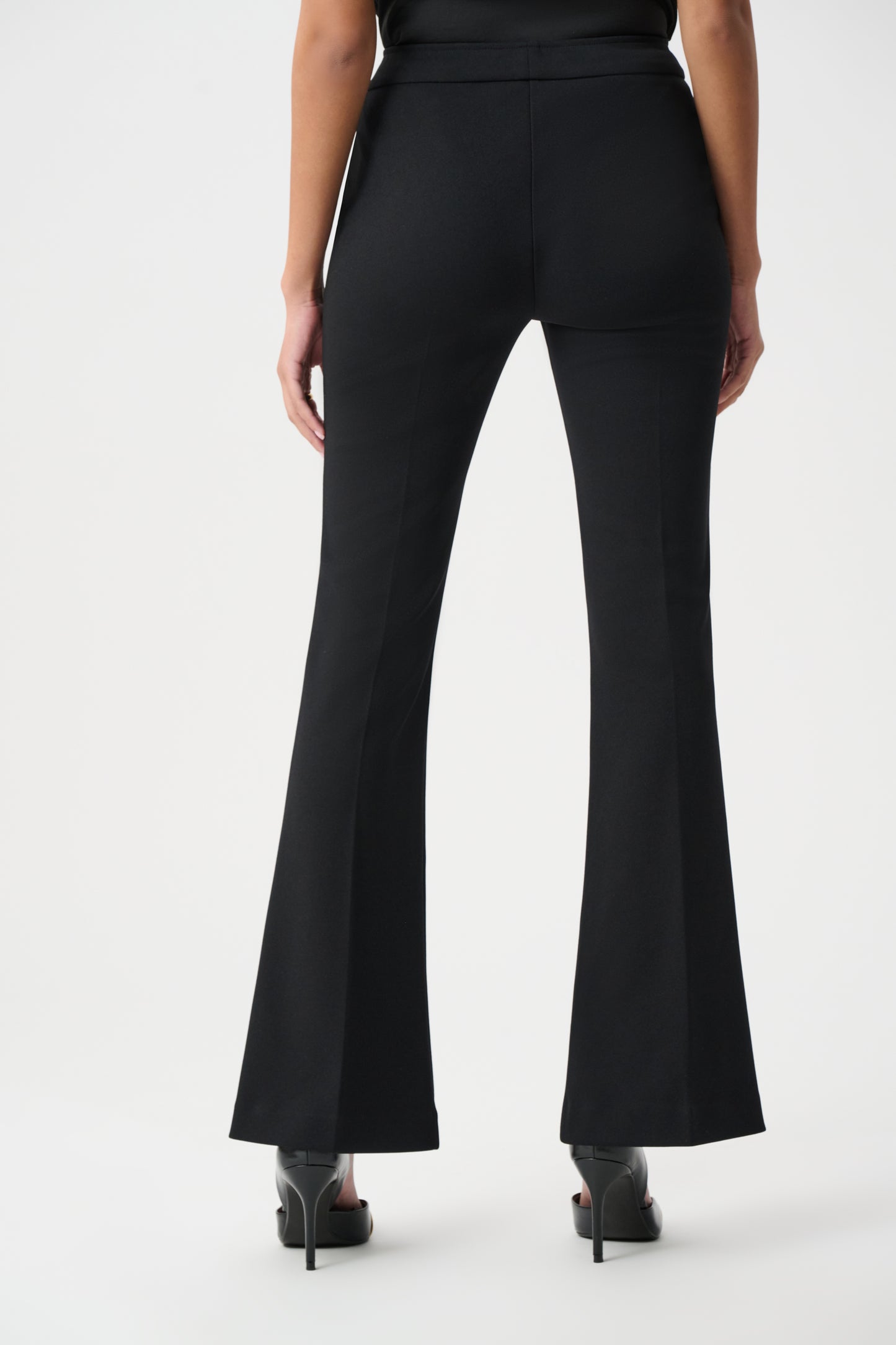 Joseph Ribkoff Crepe Flared Trousers Black