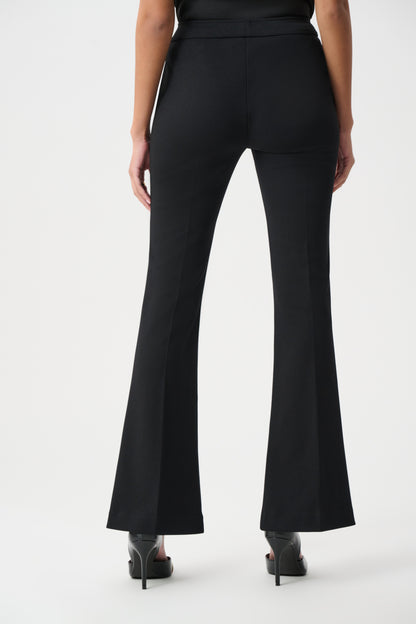 Joseph Ribkoff Crepe Flared Trousers Black
