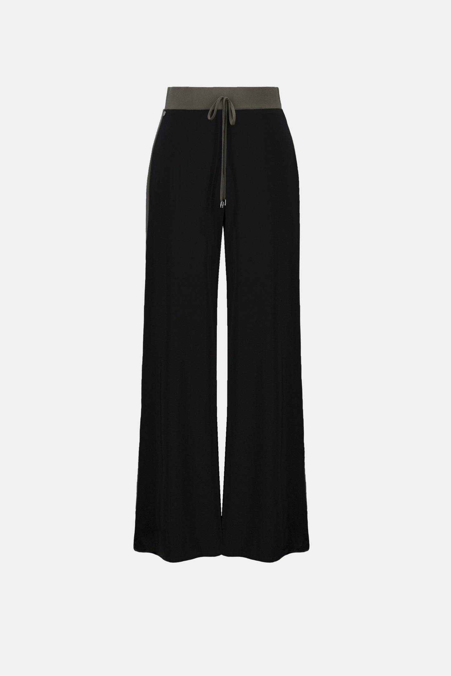 Joseph Ribkoff Colour Block Pull-On Trousers Black/Avocado