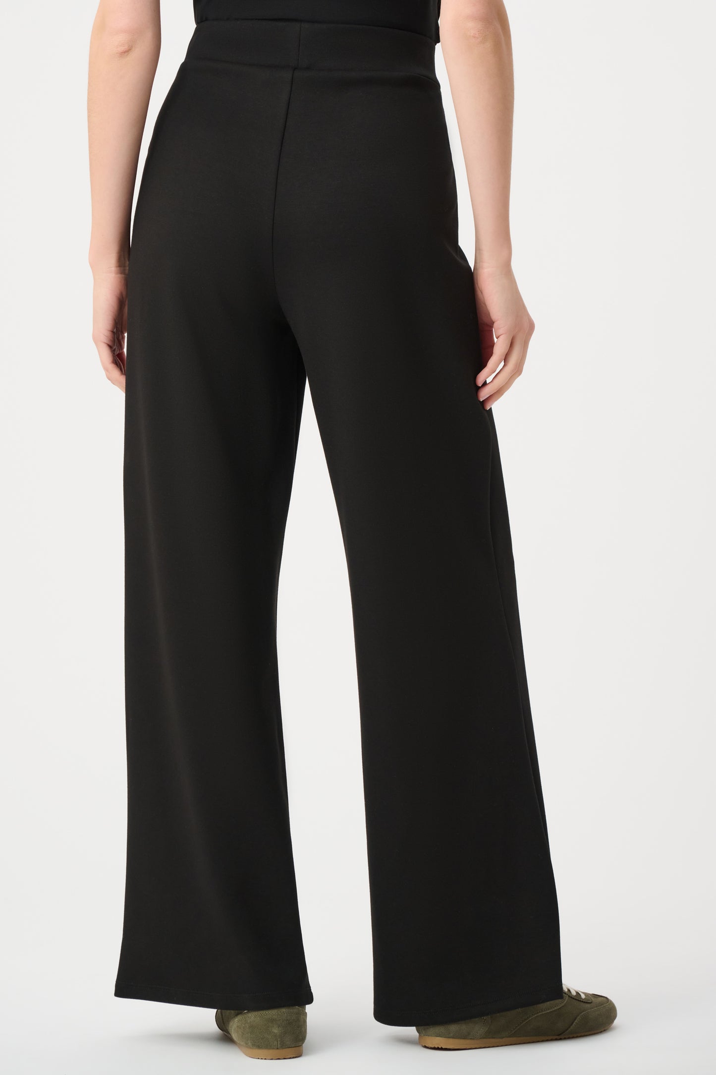 Joseph Ribkoff Pintuck Pull-On Trousers Black