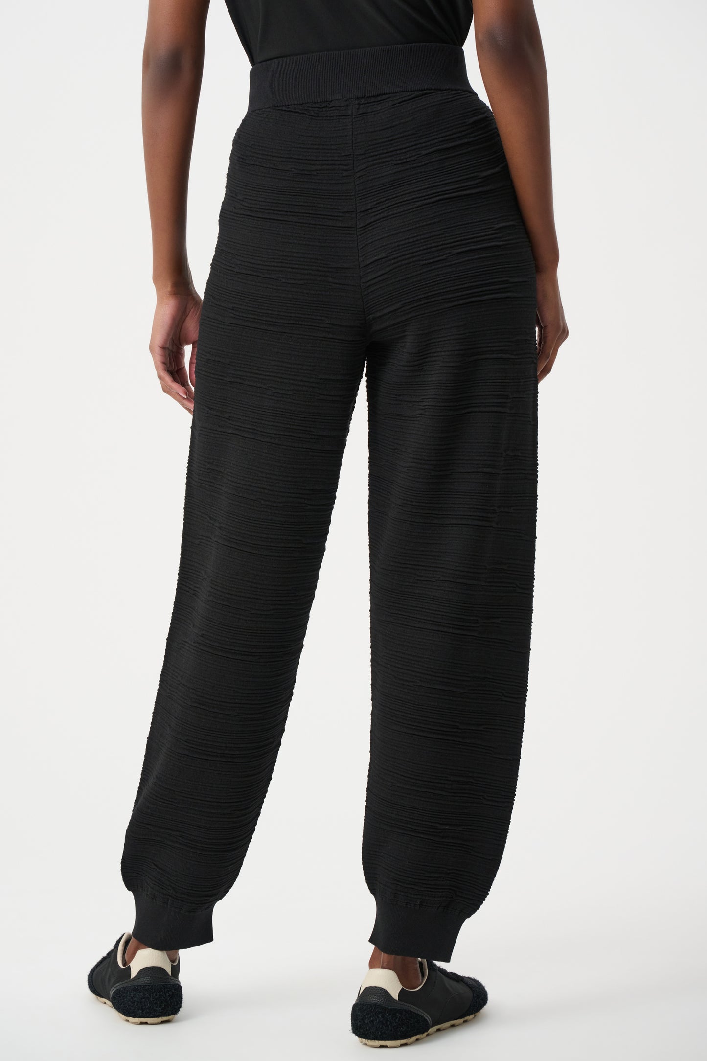 Joseph Ribkoff Sweater Knit Joggers Black