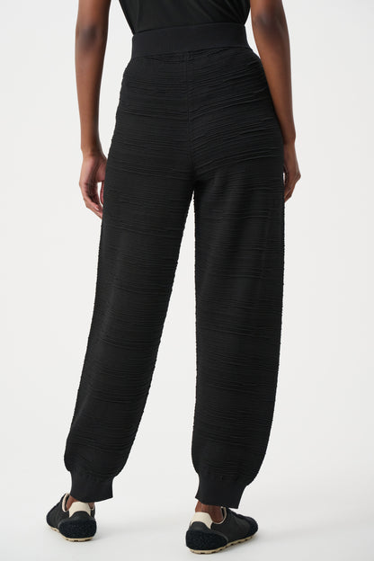 Joseph Ribkoff Sweater Knit Joggers Black