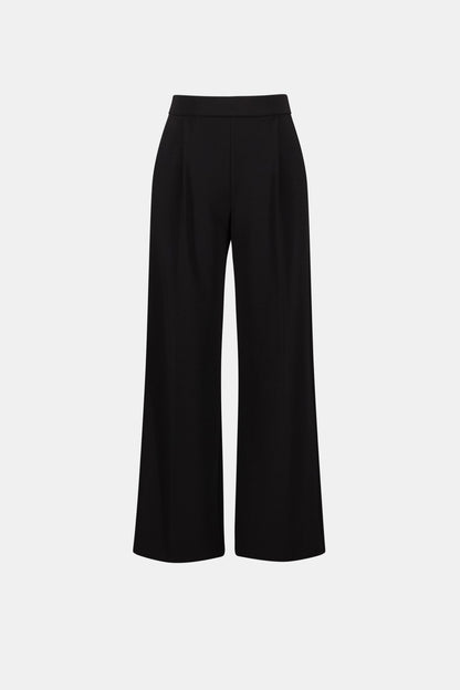Joseph Ribkoff  Wide Leg Pull-On Trousers Black