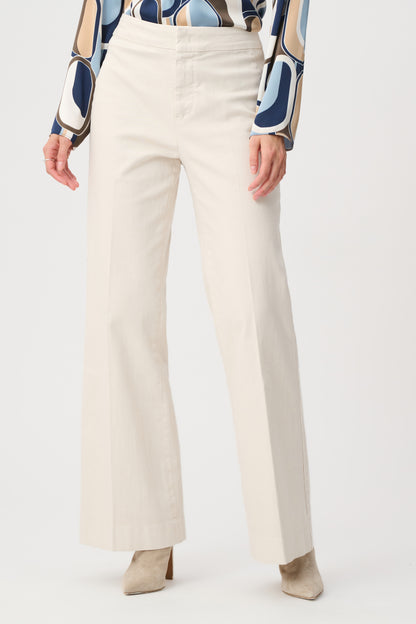 Joseph Ribkoff Chloe Wide-Leg Stretch Jean Birch