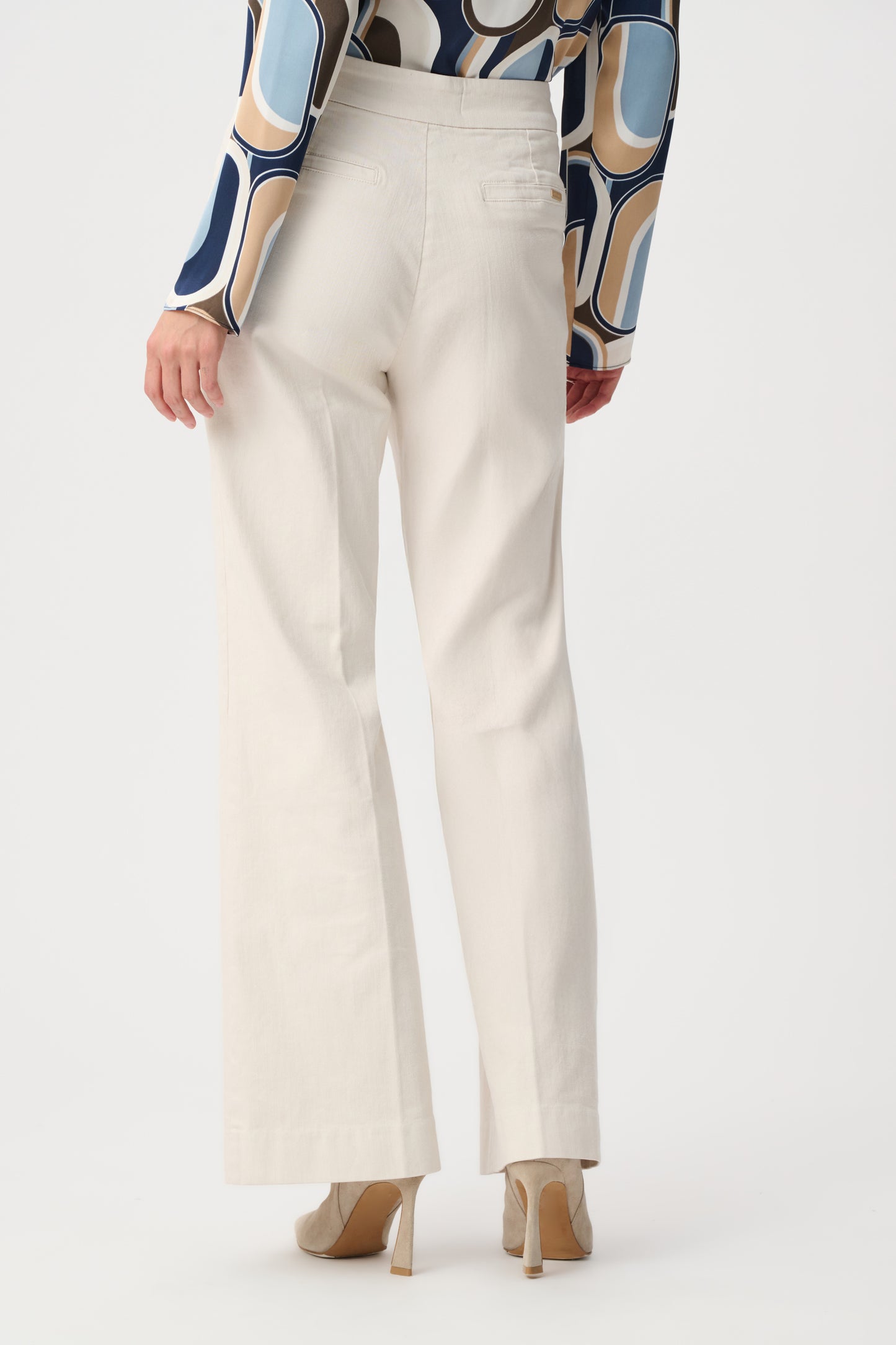 Joseph Ribkoff Chloe Wide-Leg Stretch Jean Birch