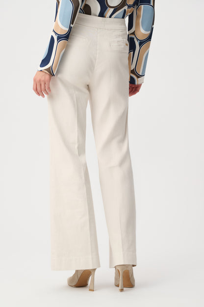 Joseph Ribkoff Chloe Wide-Leg Stretch Jean Birch