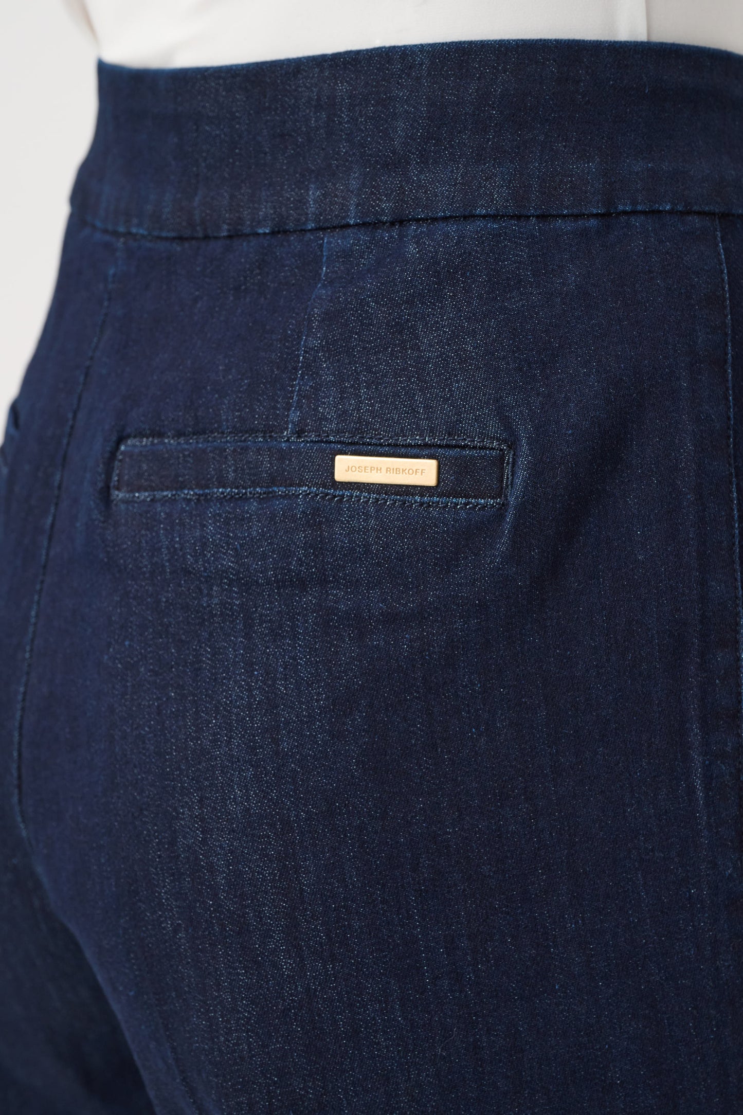 Joseph Ribkoff Chloe Wide Leg  Stretch Jeans Dark Denim Blue