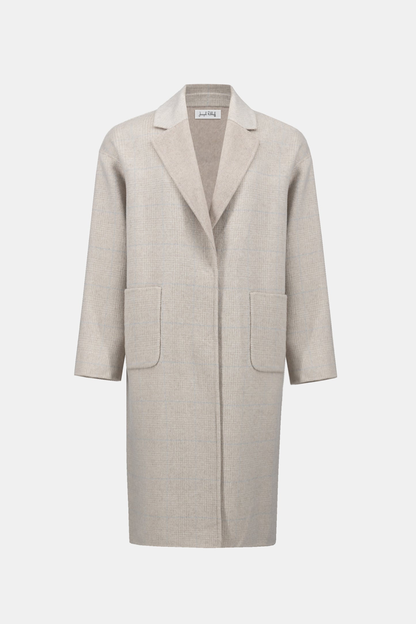 Joseph Ribkoff Reversible Boxy Coat Oatmeal/Multi