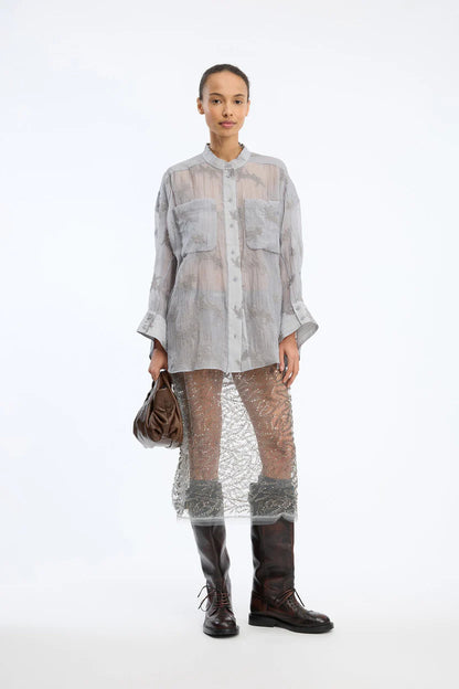 Munthe Fortunato Top Light Grey