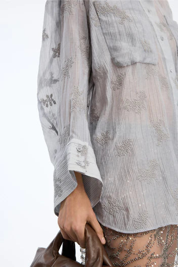 Munthe Fortunato Top Light Grey
