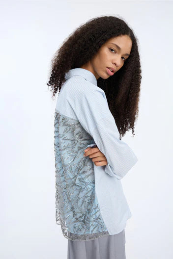Munthe Vontario Top Stripe Blue