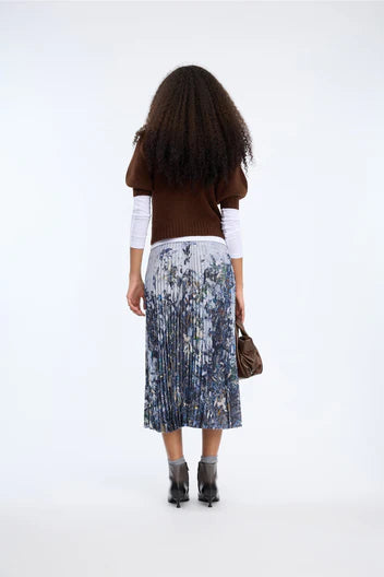 Munthe Charming Skirt Print Grey