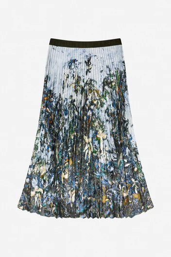 Munthe Charming Skirt Print Grey