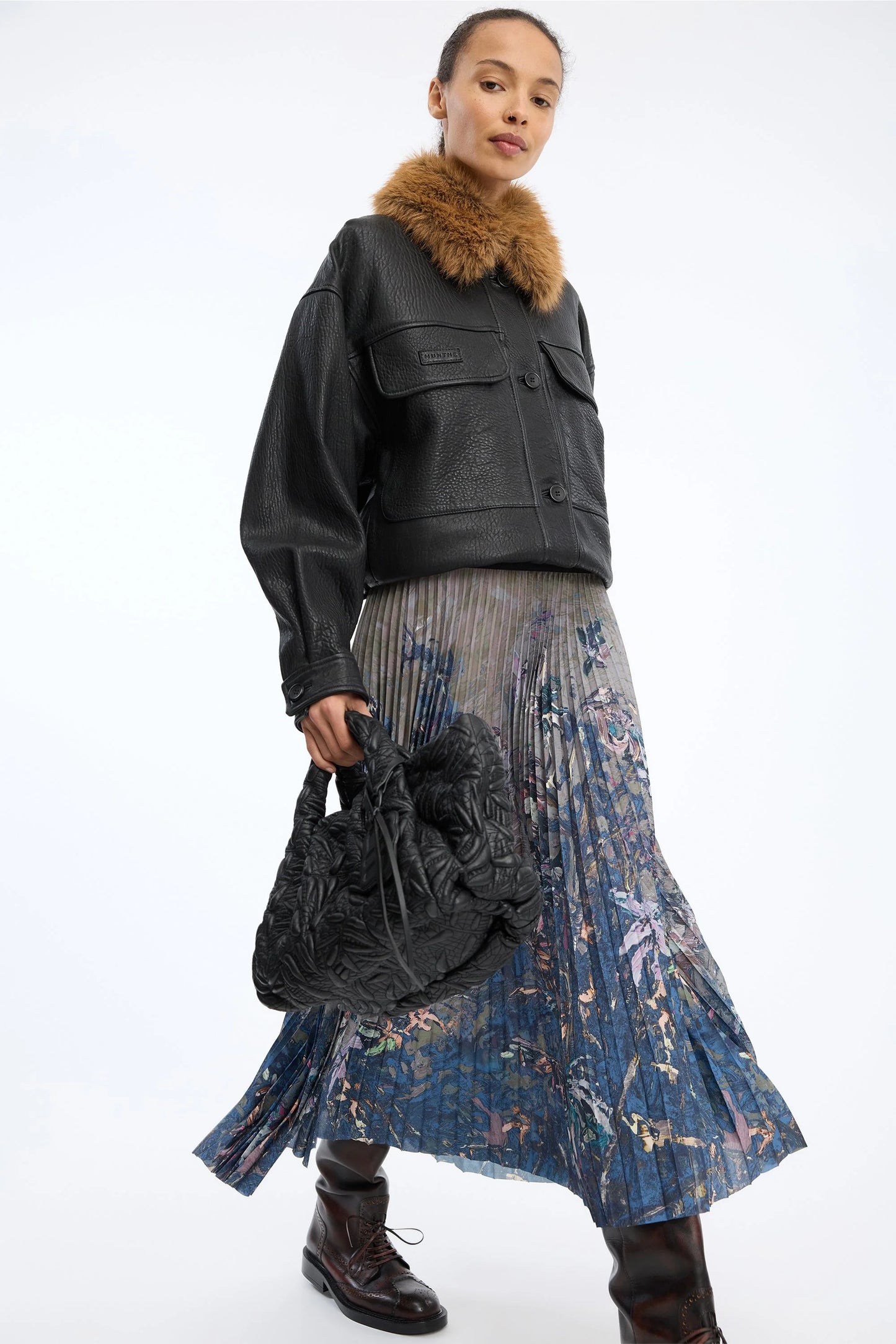 Munthe Charming Skirt Print Nature
