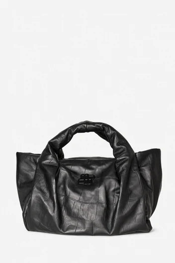 Munthe Lix Croco Bag Black