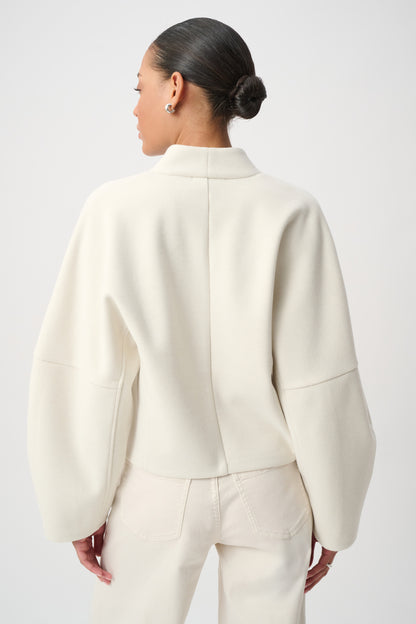 Joseph Ribkoff Shawl Collar Jacket Oatmeal