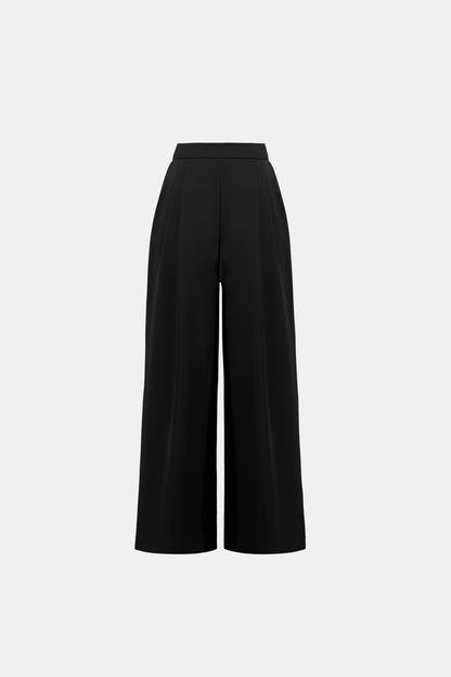 Joseph Ribkoff Satin Wide-Leg Pants Black
