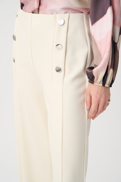Joseph Ribkoff Sailor Wide-Leg Trousers Birch
