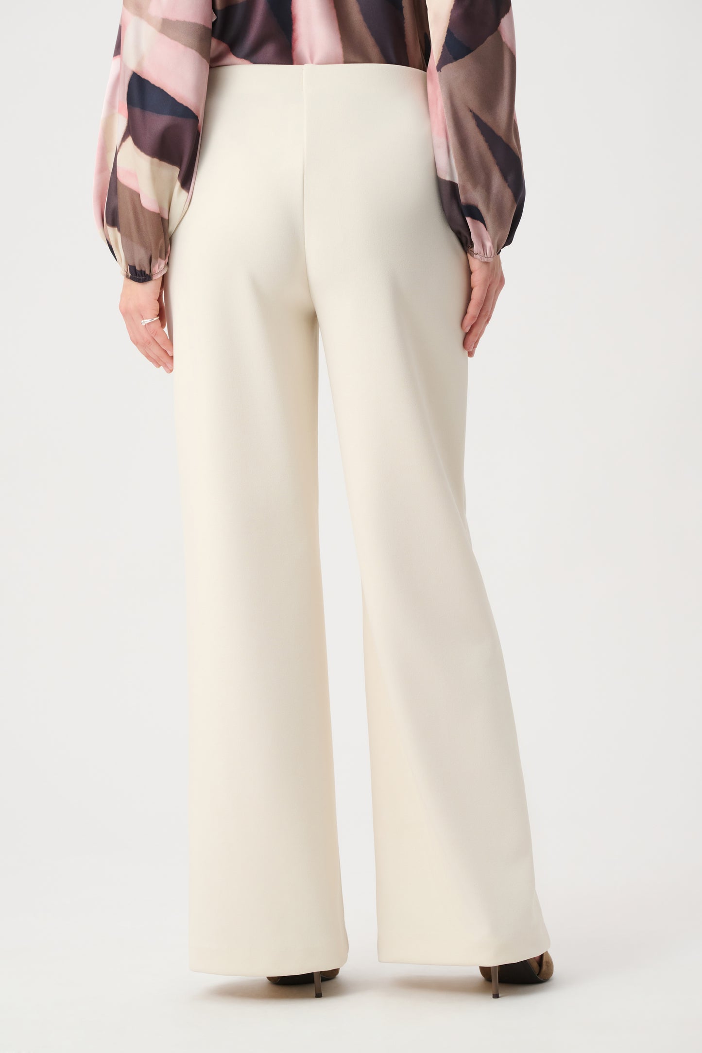 Joseph Ribkoff Sailor Wide-Leg Trousers Birch