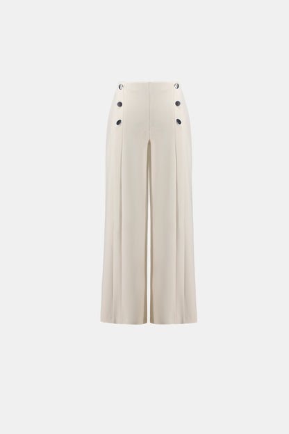 Joseph Ribkoff Sailor Wide-Leg Trousers Birch