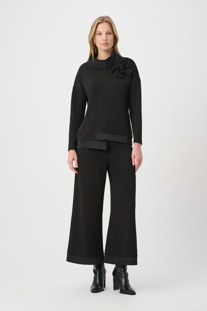 Joseph Ribkoff Asymmetrical Tunic Black