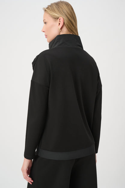 Joseph Ribkoff Asymmetrical Tunic Black