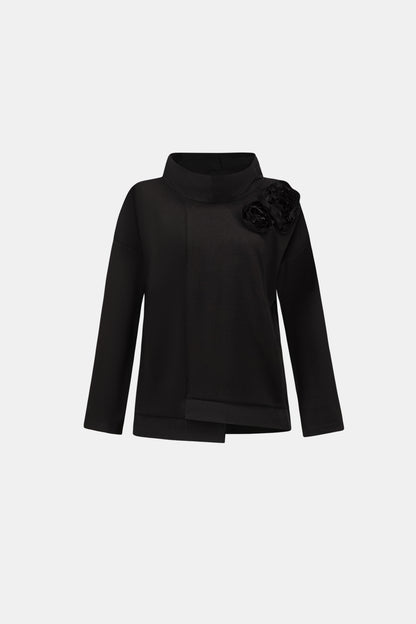 Joseph Ribkoff Asymmetrical Tunic Black