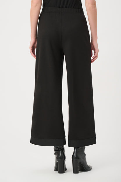 Joseph Ribkoff Wide Leg Trim Pull-on Trousers Black