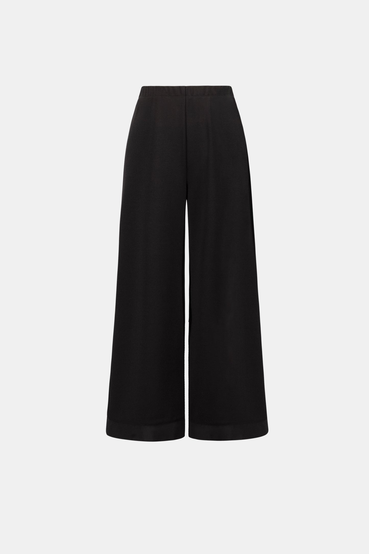 Joseph Ribkoff Wide Leg Trim Pull-on Trousers Black