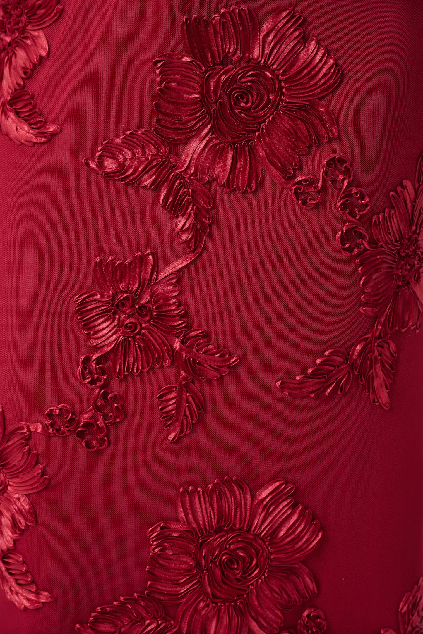 Joseph Ribkoff Embroidered Sleeveless Top Deep Cherry