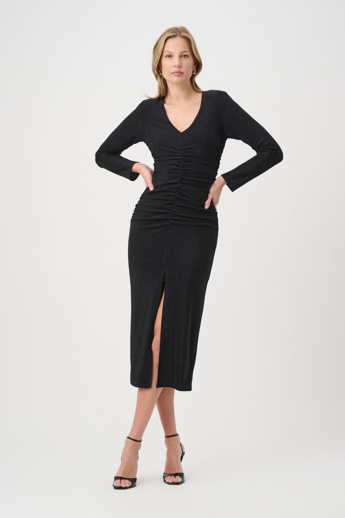 Joseph Ribkoff  Sparkle Knit Dress Black