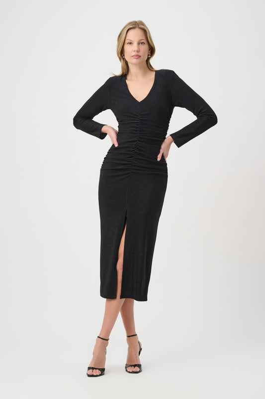 Joseph Ribkoff  Sparkle Knit Dress Black
