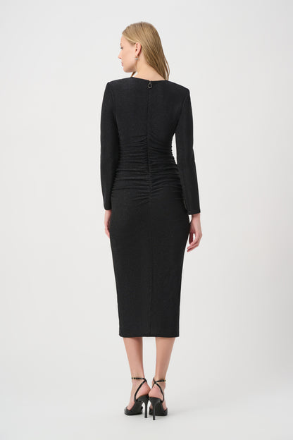 Joseph Ribkoff  Sparkle Knit Dress Black