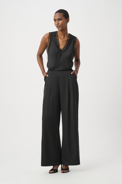 Joseph Ribkoff Satin Sleeveless Top Black