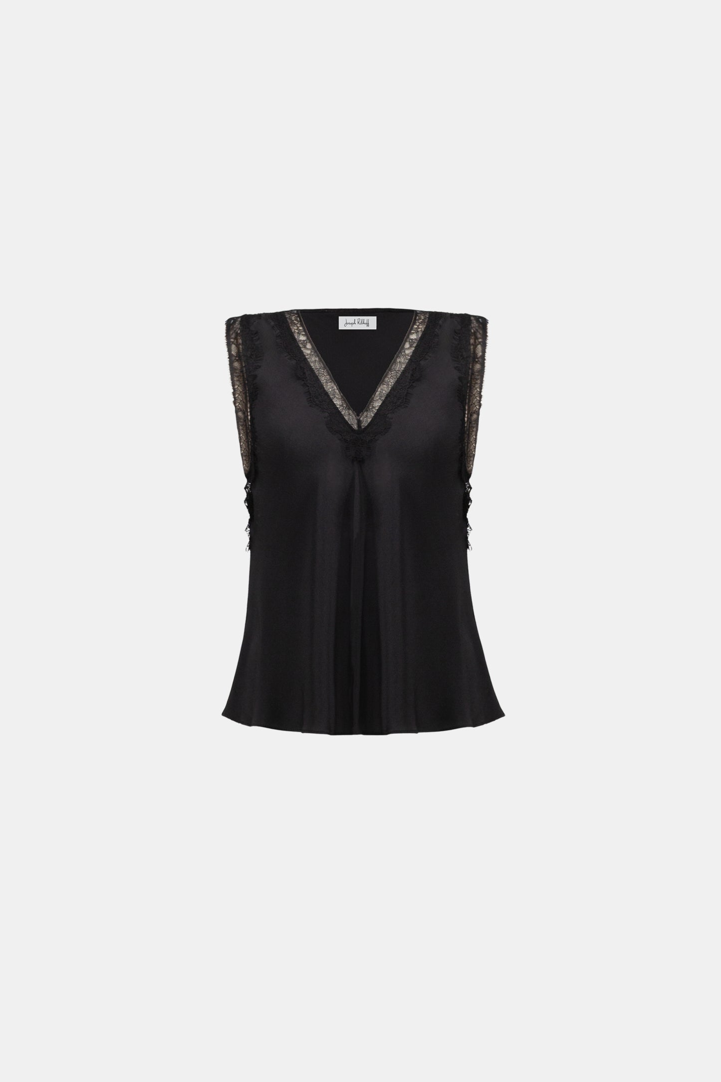 Joseph Ribkoff Satin Sleeveless Top Black