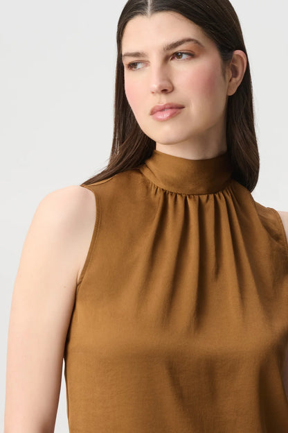 Joseph Ribkoff Back Bow Halter Top Ochre
