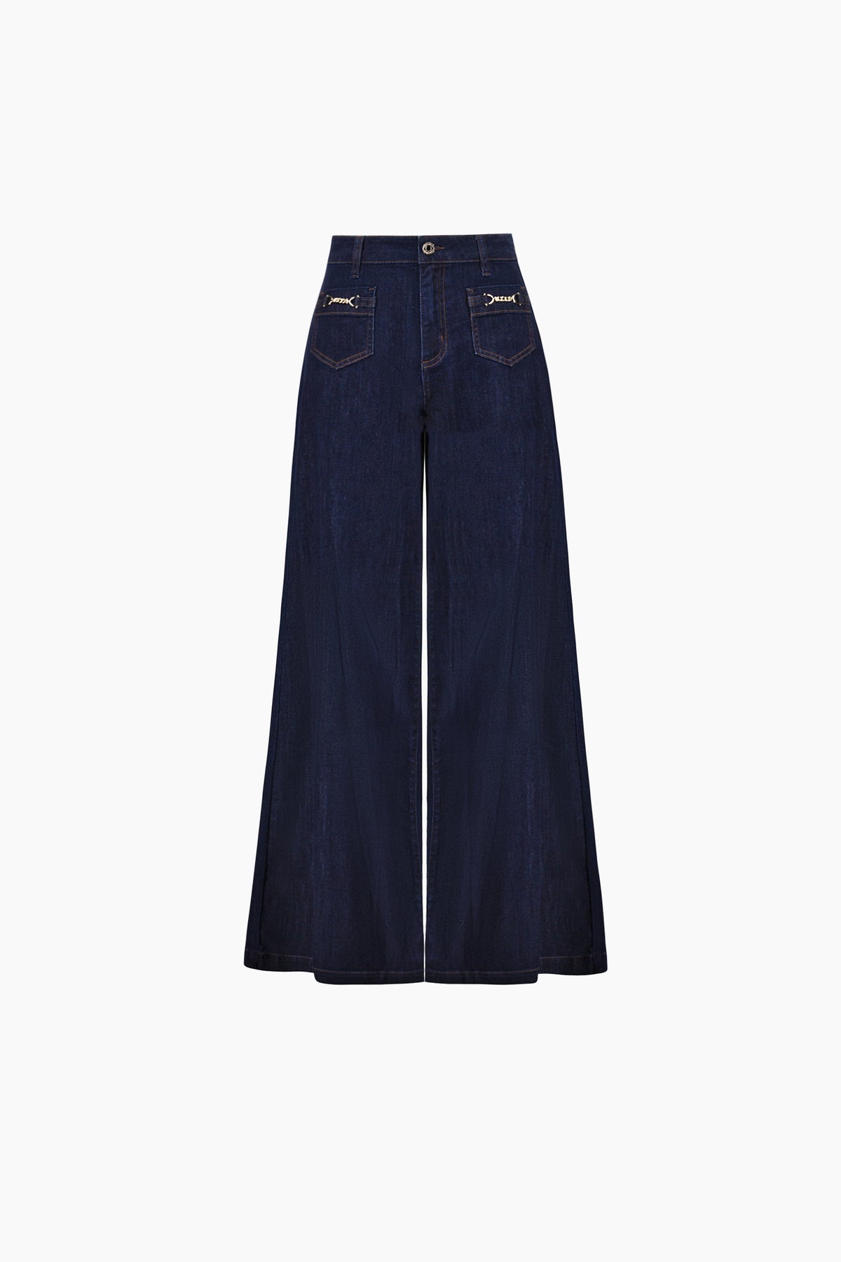 Joseph Ribkoff Palazzo Jeans Dark Denim Blue