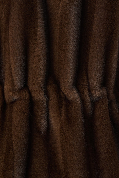 Joseph Ribkoff  Faux Fur Vest Brown