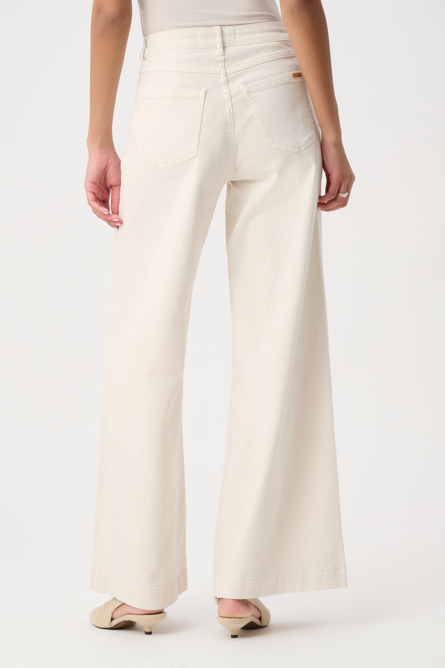Joseph Ribkoff Denim Palazzo Jeans Birch