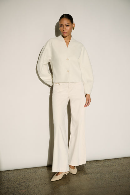 Joseph Ribkoff Denim Palazzo Jeans Birch