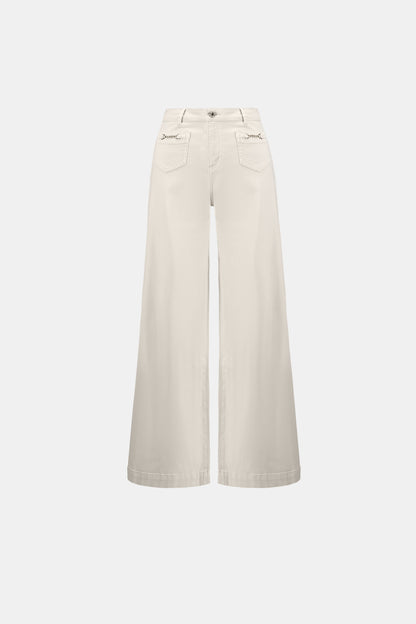 Joseph Ribkoff Denim Palazzo Jeans Birch