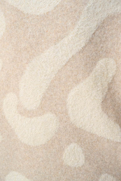 Joseph Ribkoff Hooded Sweater Oatmeal Gold